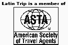 Member of American Society of travel agents