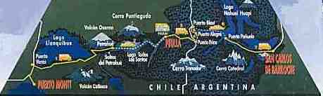 Lake crossing map