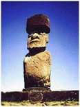 Single Moi on Easter Island