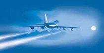 Airplane in flight