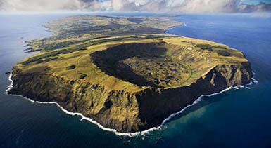 easter island easter island volcan