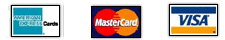 American Express, Visa and Mastercard approved merchant